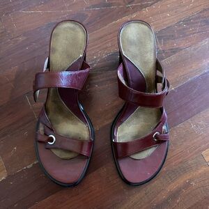 Westies Maroon Women's Heeled Sandals 7.5
